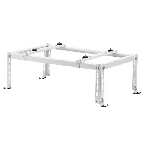 SucceBuy Mini Split Ground Stand Adjustable Anti-Vibration Mini Split Stand for 9000 to 24000 BTU AC