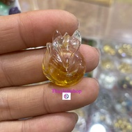 9-tailed fox, nine-tailed yellow fox, metal and earth element, luck, love and happiness