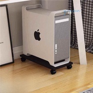 Creative Mobile Computer Desktop Host Case Base with Wheels Hostile Rack European Style Wooden Custo