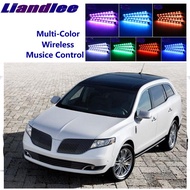 LiandLee Car Glow Interior Floor Decorative Seats Accent Ambient Neon light For Lincoln Avitor U611