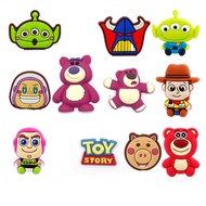 Cute Buzz Lightyear Jibbitz for Kids Woody Pig Jibitz Croc Cham Pin Bear Dog Shoe Charms Toy Story Croc Jibbits Shoes Accessories Decoration