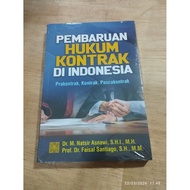 Book Contract Law ReformOriginal in Indonesia Postcontract Contract Contract Contract
