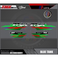 ♞,♘Honda TMX 155  "Sibat"  : Customized Motorcycle Decals, Laminated, NO Fade, with Freebies