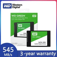【จัดส่งในพื้นที่】WD GREEN SSD 120GB 240GB 480GB 960GB SATA 3 2.5" 500r/450w MB/s เอสเอสดี for notebook รับประกัน 3 ปี