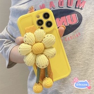 Sunflower Wristband Casing For Huawei Nova 11 Pro 11 Ultra 10 Pro 9 9Z 8 7 Pro SE 7i 6 SE 5T 6 5G 5 Pro 4 4E 3 3E 3i Silicone Cover Soft Flower Phone Cases