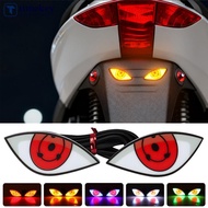 TIMEKEY 2Pcs Motorcycle LED Devil'Eyes Lights Demon Eyes Headlight Motorcycle Mini Projector Lens Tu
