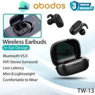 Abodos TW-13 True Wireless Earbuds Stereo Surround Sound Headphone Abodos TW13 In-Ear Earphone Abodo