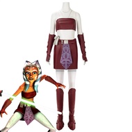 Star Wars Ahsoka Cosplay Costume Halloween Set