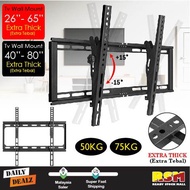 TV Wall Mount/Bracket/Plasma/LCD/LED/FLat/Tilt/Panel 26"-65"/40"-80"/Braket TV