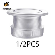 KOZEEY Locking Ring And Cap for Umbrella Poles Up to 4.14 Cm (1.63 Inches) in Diameter  Transparent 