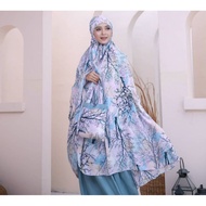 Tazbiya/tazkia Mukena In Frame Winter Artwork Purple