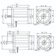 sellwell-SG 220V AC Geared Motor 15W 3IK15GN C Set Speed Gear Box 50K Reduction Ratio 0.15A