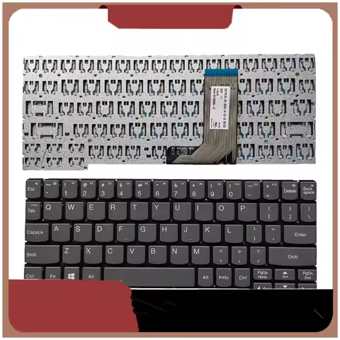 New US English Keyboard fo Lenovo IdeaPad D330-10IGM D330-10IGL 81H3 Gray