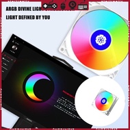 STA ARGB Illuminated 90x90x25mm PWM PC Case Cooling Fan for Compactly Case Coolers