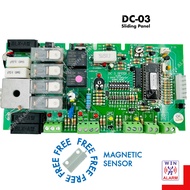 DC-03 3 SPEED AUTOGATE SLIDING CONTROL PANEL BOARD - COUNTING SENSOR ( suitable for DC MAX / SLIDER /Autogate i726)