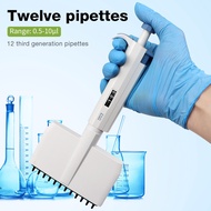 Multichannel pipette Chemistry lab equipment Digital adjustable micro pipette laboratory 8-channel p