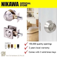 NIKAWA Deadbolt HDB Main Door Lock Set D101 Round / D201 Square
