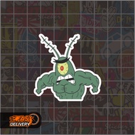 Paper Plankton Sticker Size 5 x 5 Cm