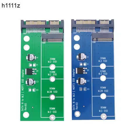 SSD M2 Adapter M2 SATA Adapter Riser M2 to SATA Adapter M.2 NGFF Converter 2.5" SATA3.0 6G Card B Ke