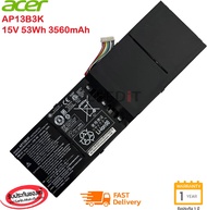 (ส่งฟรี ประกัน 1 ปี) แบตเตอรี่ Battery Notebook Acer V5-473 M5-583P Aspire R7-571 R7-571G R7-572 AP1