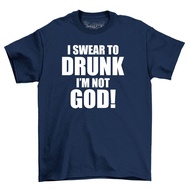 Funny Mens T-Shirts Novelty T Shirt 2023 Swear I'M Not Drunk Dad Gift T Shirt