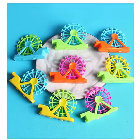 10/20/50PCS Children Cartoon Ferris Wheel Whistle Parent-Child Interaction Children'sToys Birthday P