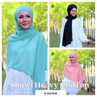 Shawl Heavy Chiffon 2 Meter