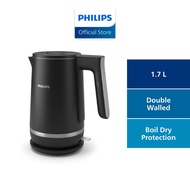 (NEW) PHILIPS Double Wall Kettle 5000 Series HD9395/90, 1.7L, Stainless Steel