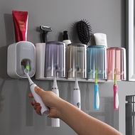 ECOCO Toothbrush Holder - High Quality Wall Mounted Toothbrush Holder with Cup