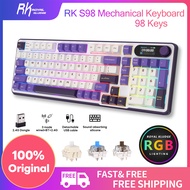 RK Royal Kludge S98 Mechanical Keyboard 98 Keys Top Mount Tri-mode RGB Gaming Keyboard With TFT Scre