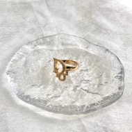 【 日本直送 名牌中古包 】Christian Dior 迪奧 戒指 金色 標誌 logo vintage 古董 經典 ynuevd