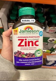 預訂❗️加拿大🇨🇦空運直送Jamieson Zinc 鋅喉片 (150 粒）