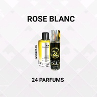 Long lasting 24 Parfums ROSE BLANC  Edp perfume