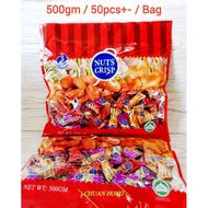 Nuts Crisp Kacang Tumbuk (TWINFISH ) 500g 50pcs +/-