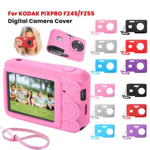 For KODAK PIXPRO FZ45/FZ55 Soft Silicone Protective Case Camera Body Cover Wear Resist Outdoor Trave