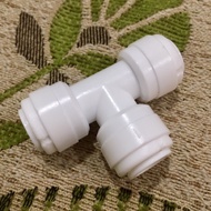TEE Connector Connection RO Hose 3/ 8 inch Tube Connector Hydroponics