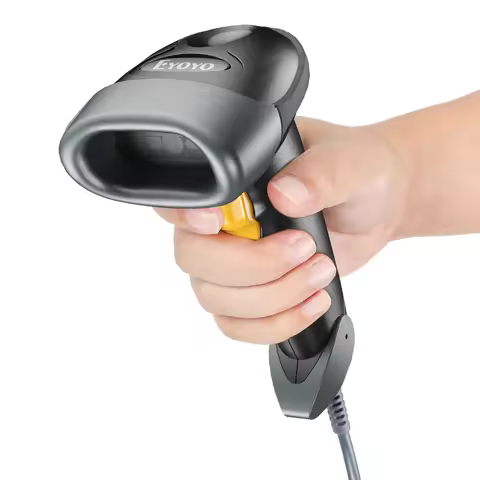 Eyoyo EY-H2 USB Wired 1M Cable Handheld Automatic Scanning Barcode Scanner For Supermarket. PDF417 D