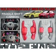 VOLKSWAGEN GOLF MK8 VW GOLF 8 GTI TSI PADDLE SHIFT CARBON FIBER FORGED CARBON FIBER SHIFT EXTENSION 