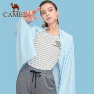 Camel Outdoor UPF50เสื้อกันหนาวผู้หญิง Cool และครีมกันแดดสบายกลางความยาวเสื้อกันหนาวเสื้อคลุม