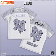 【Free Custom Name & Number】Unique Nation Printed Design Jersey Kasual Simple Kain Microfiber