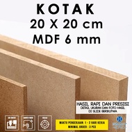20 x 20 cm box - 6 mm MDF - MDF board