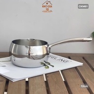 Chockmen 12cm has a lid made of 2mm thick material to avoid warping, apple belly design, the outside