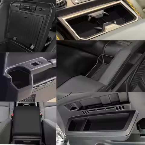 For Toyota 4Runner 4 Runner 2025 2026 ABS Silicone Front Rear Third Row Side Water Cup Holder Storag