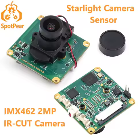 Raspberry Pi Starlight Camera IR-CUT IMX462 Sensor Onboard ISP Fixed Focus 2MP 100/127 Degree