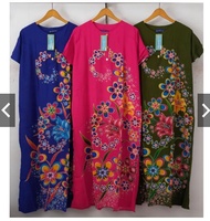 DASTER KENCANA UNGU SUPER JUMBO LD120 - LD140 / BAJU TIDUR WANITA SUPER JUMBO / LABEL BIRU MURAH MER