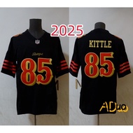George Kittle T-shirt from the San Francisco 49ers #   85 Limited Editions of the Football Series in