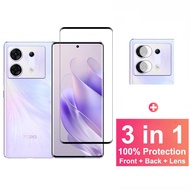 3 in 1 9D Tempered Glass Film For infinix Zero 30 4G 5G Note 30 Pro 4G 5G VIP Racing Edition 30i 12 