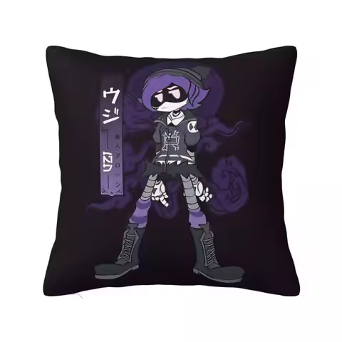 Pillow Case M-Murder D-Drones Square Pillow Cover Retro Trendy Cushion Cover Graphic Pillowcases For
