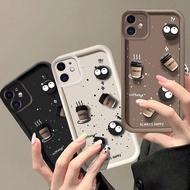 casing iphone 11 case iphone 12 case iphone 12 mini  3D coffee cup phone case for