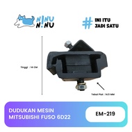 MESIN Mitsubishi Fuso 6D22 Engine Mounting Base